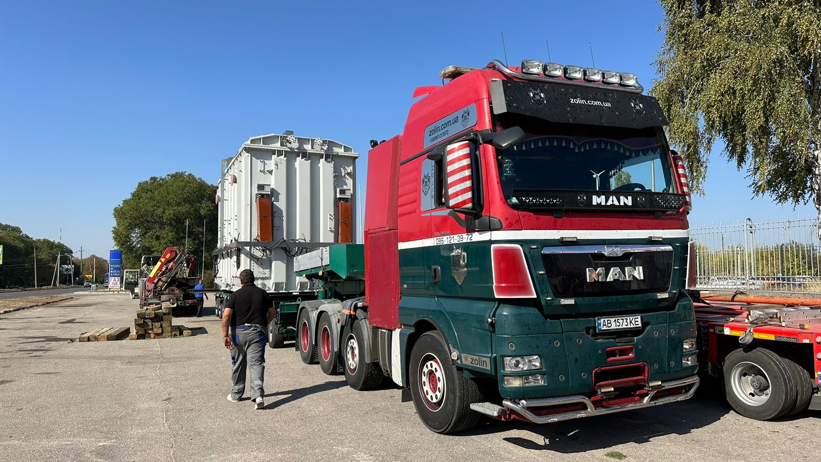 Міжнародні перевезення великогабаритних вантажів від Золін