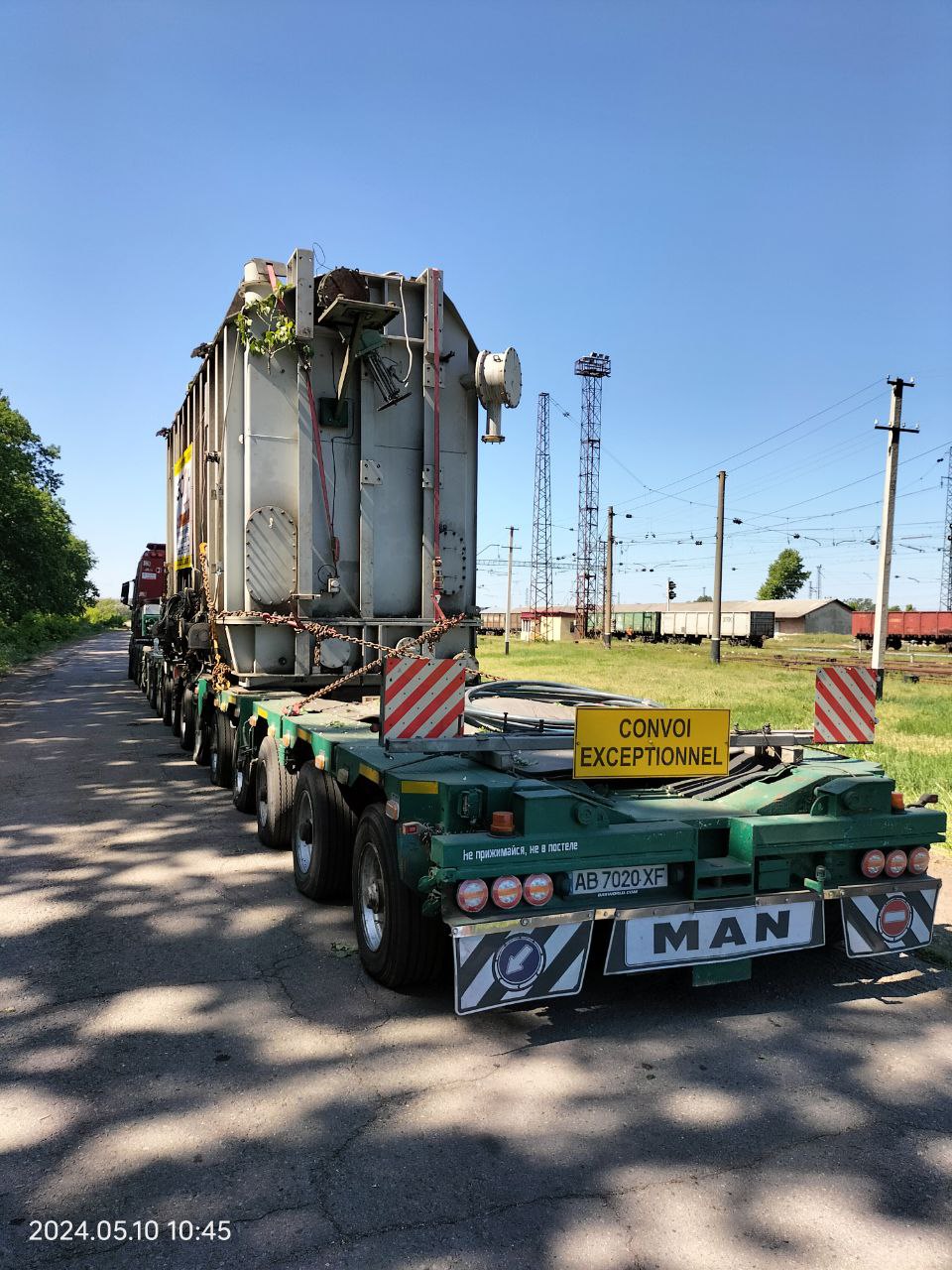 Перевезення негабаритних вантажів тралом Україна, ЄС